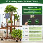1pc DIY Solar-Powered Automatic Drip Irrigation System for Raised Beds, Greenhouses, Vegetable Gardens, Balcony & Hanging Plants