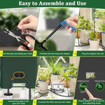 1pc DIY Solar-Powered Automatic Drip Irrigation System for Raised Beds, Greenhouses, Vegetable Gardens, Balcony & Hanging Plants